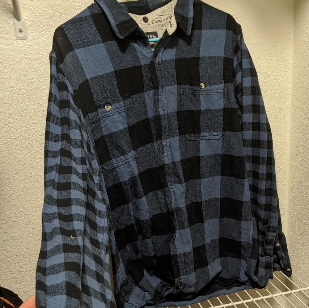 Blue flannel